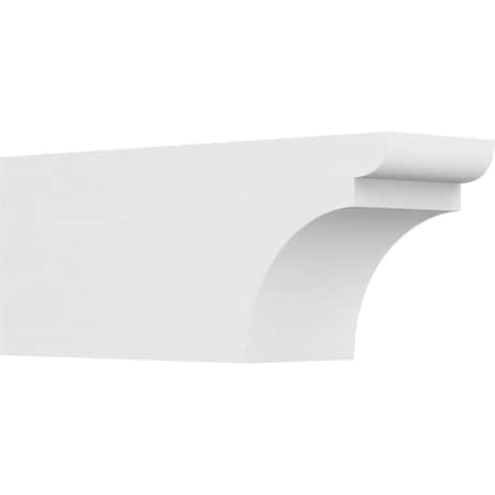 Ekena Millwork Standard Yorktown Architectural Grade PVC Rafter Tail, 6"W X 8"H X 20"L RFTP06X08X20YOR